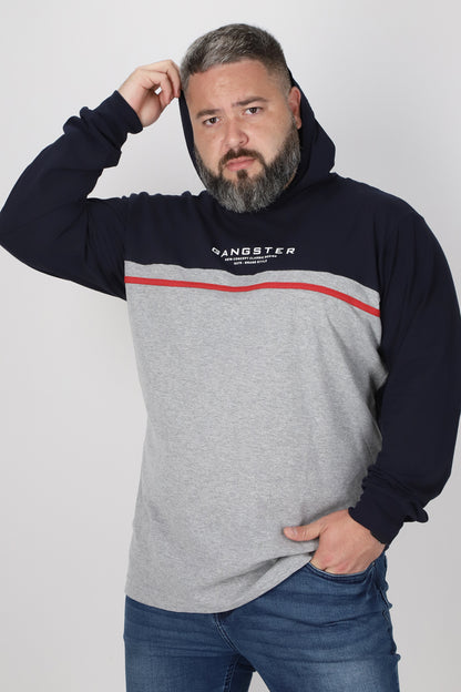 Plus Polera Manga Larga Refresh Gris Gangster