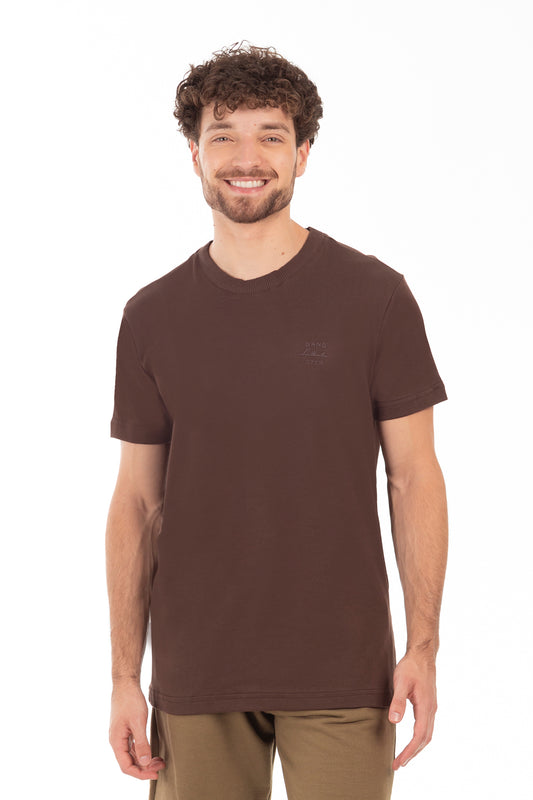 Polera Mc Suedine Brighton Café Oscuro