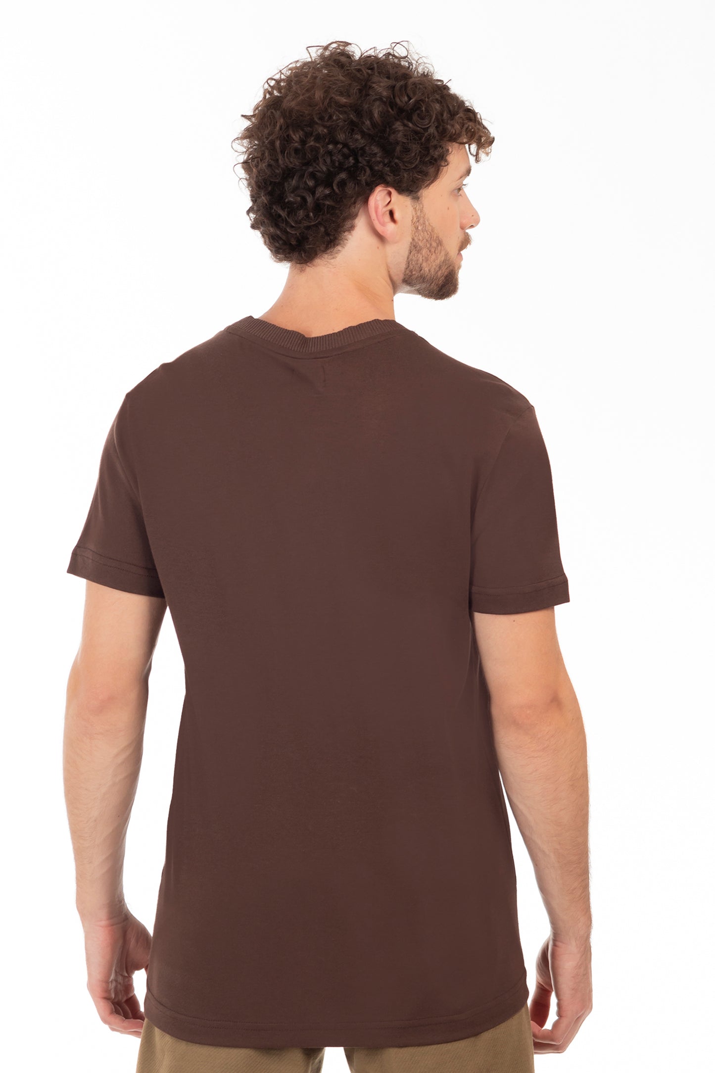 Polera Mc Suedine Brighton Café Oscuro