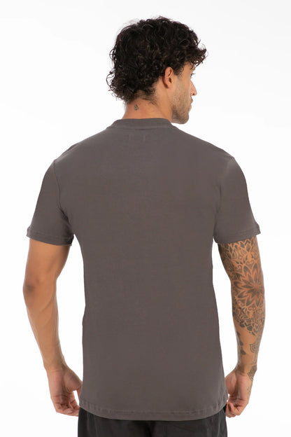 Polera Mc Suedine Atlantic Gris Oscuro