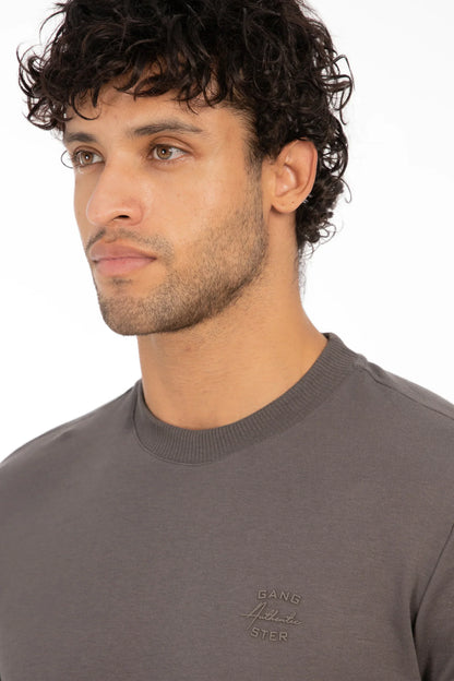 Polera Mc Suedine Atlantic Gris Oscuro