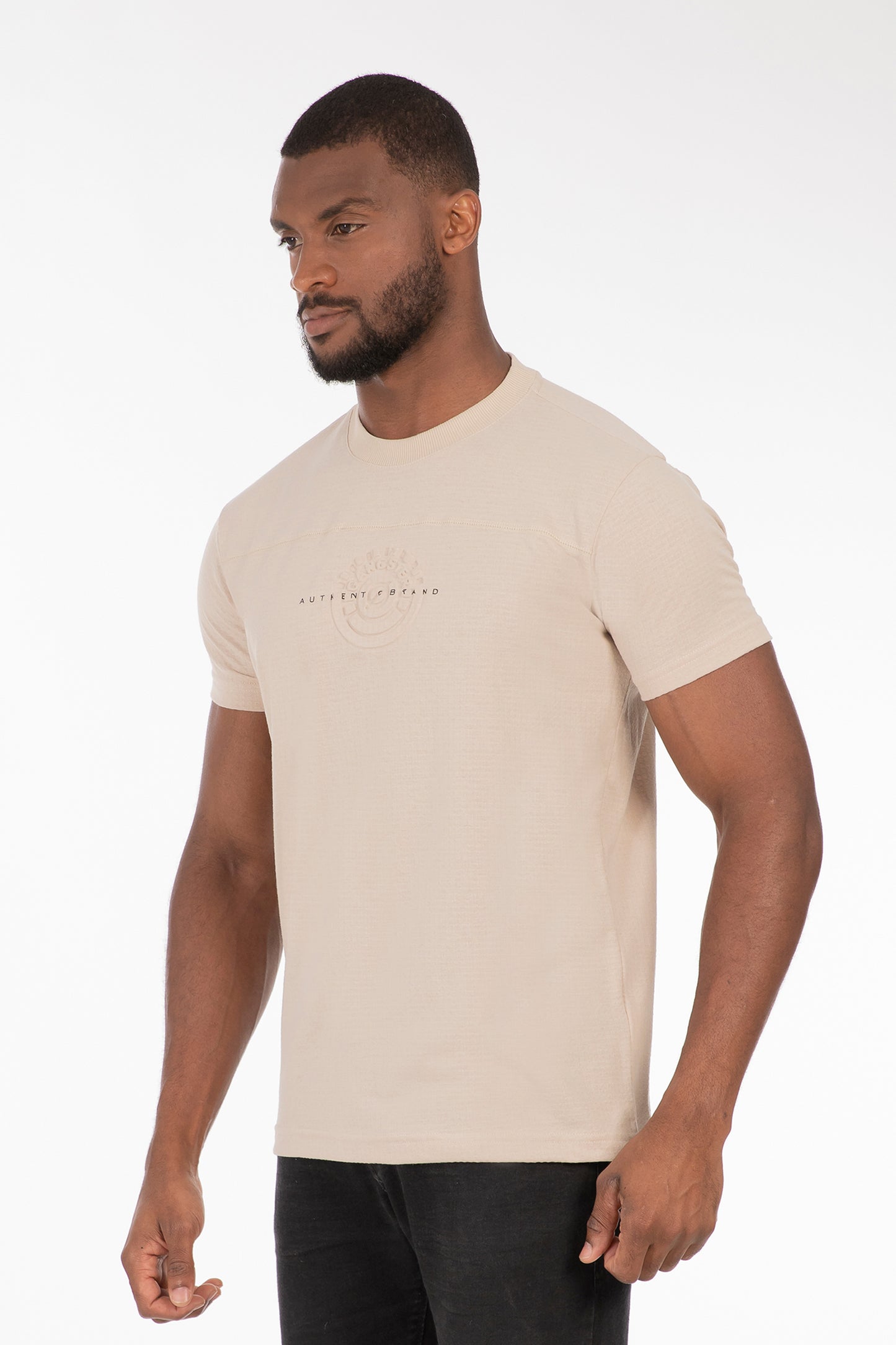 Polera Mc Textura Church Beige