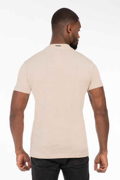 Polera Mc Textura Church Beige