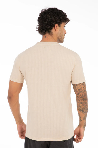 Polera Mc Textura Flatbush Beige