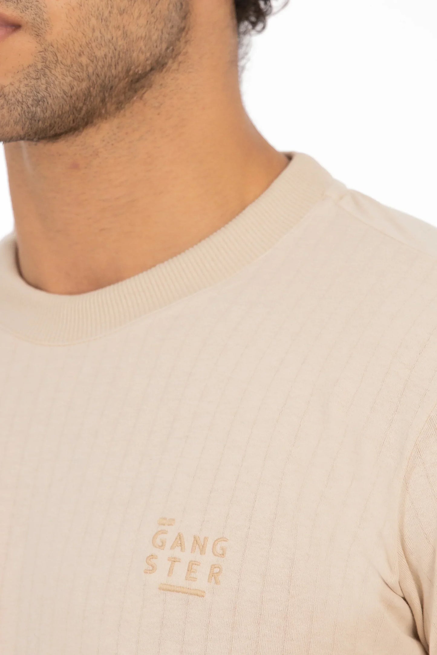Polera Mc Textura Flatbush Beige