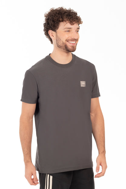 Polera Mc Textura Franklin Grafito