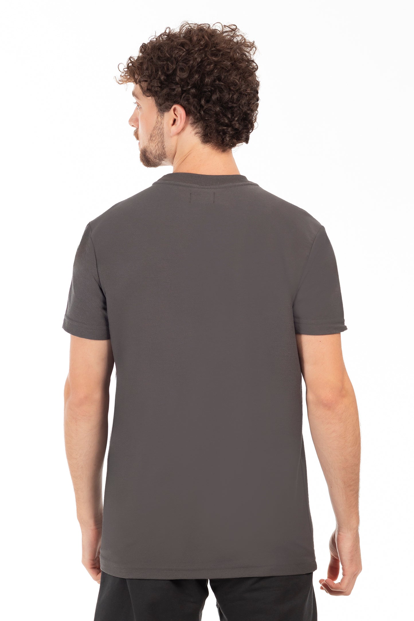 Polera Mc Textura Franklin Grafito