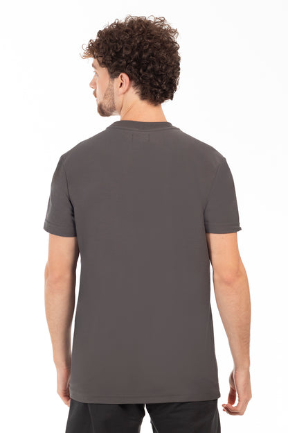 Polera Mc Textura Franklin Grafito