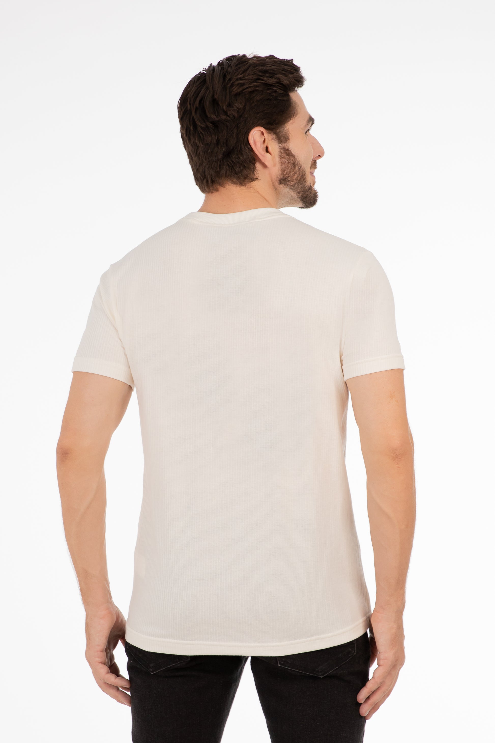 Polera Mc Textura Myrtle Blanco - Gangster