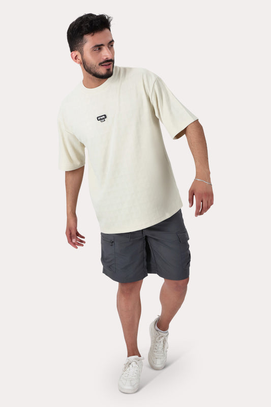 Polera Manga Corta  Rip  Blanco Overcore