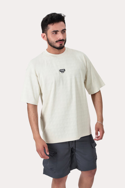 Polera Manga Corta Rip Blanco Overcore - Gangster