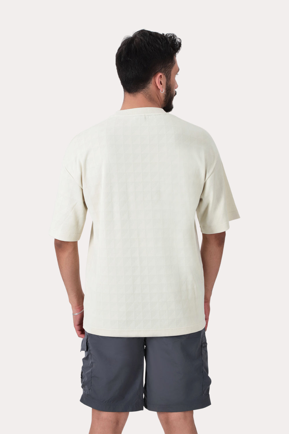 Polera Manga Corta Rip Blanco Overcore - Gangster