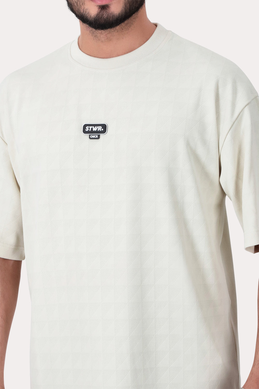 Polera Manga Corta Rip Blanco Overcore - Gangster