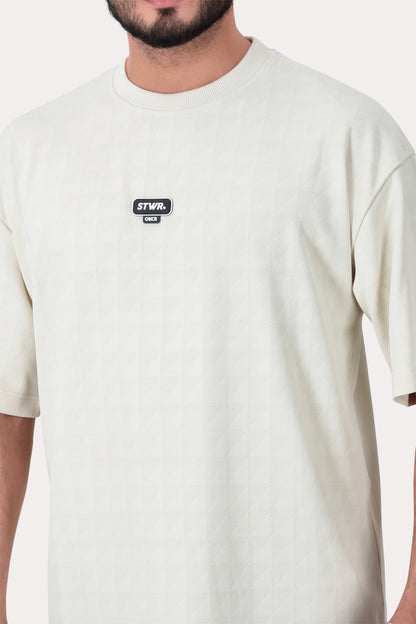 Polera Manga Corta Rip Blanco Overcore - Gangster