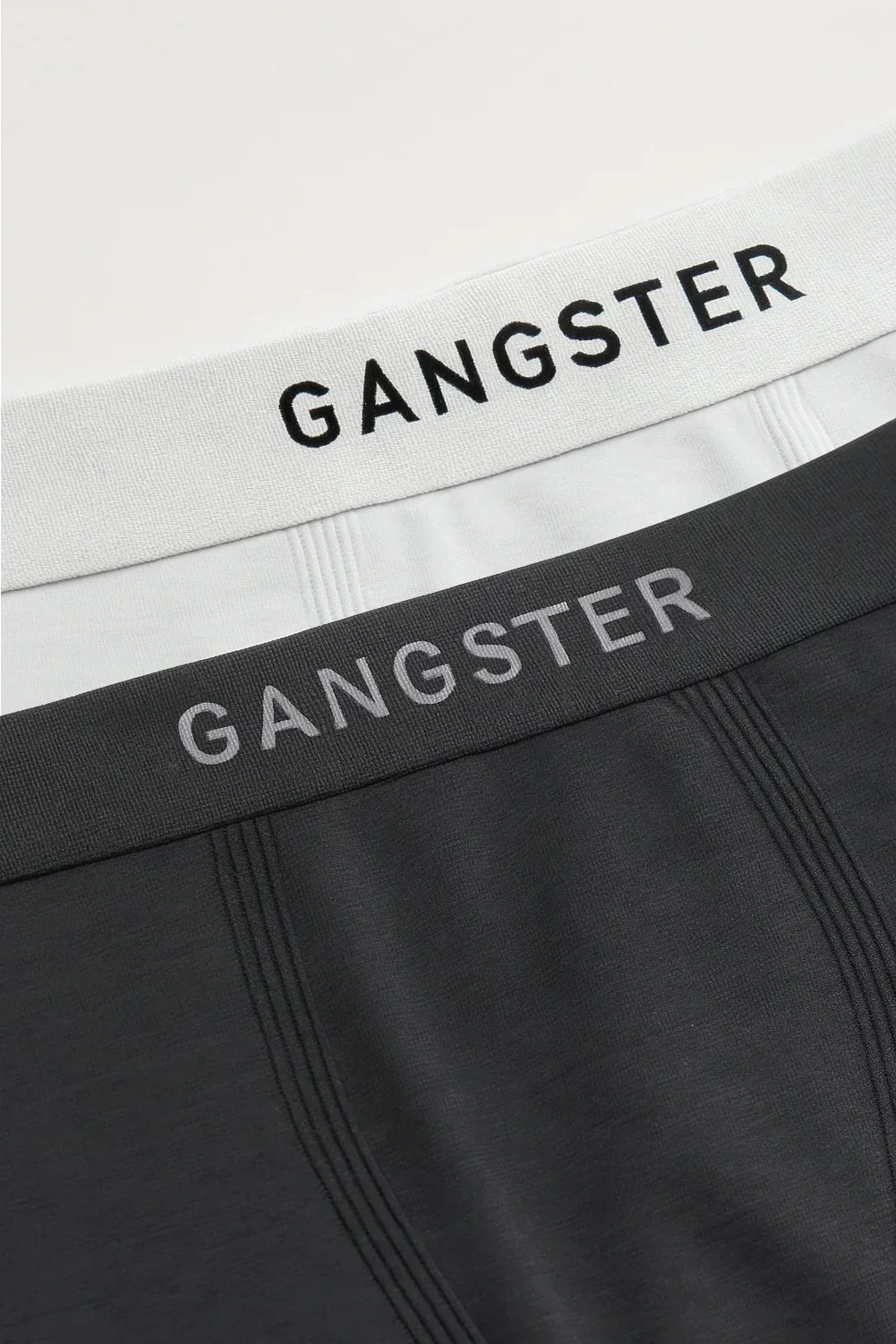 Calzoncillo Calzoncillo Poliamida Duo Gris/Blanco