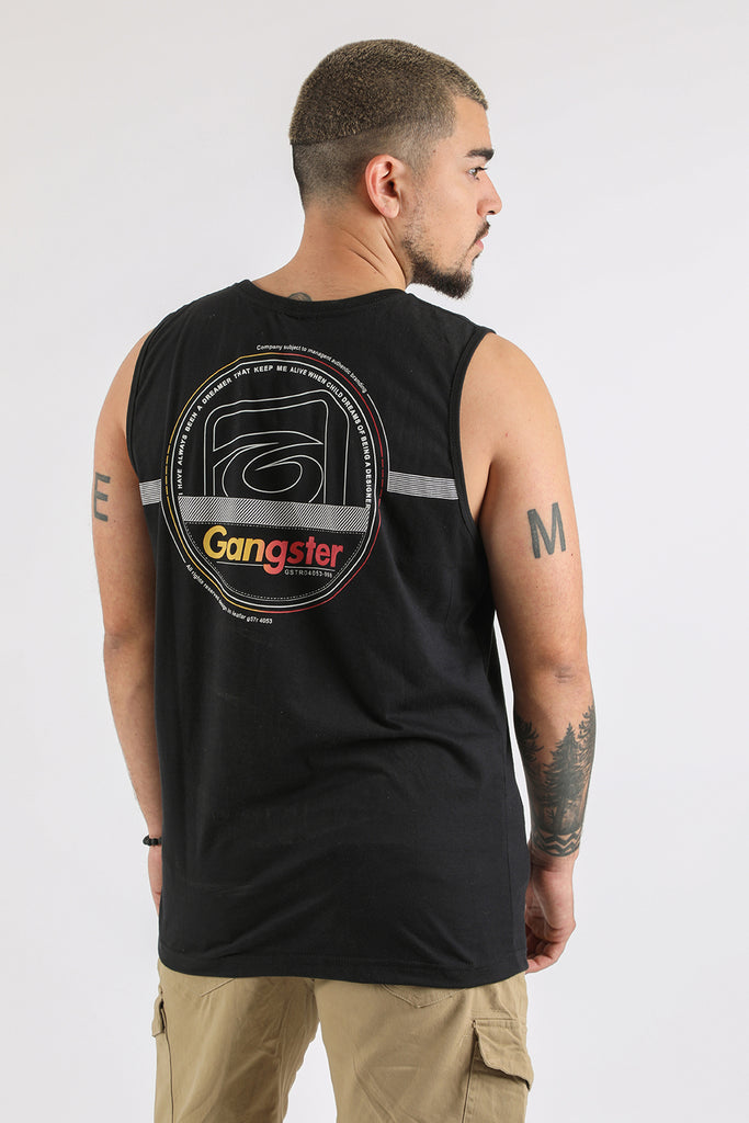 Polera Sm Sunset Negro Gangster