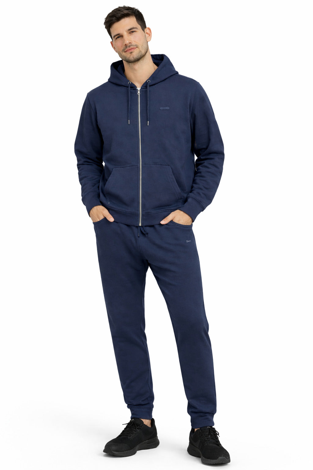 Poleron Fullzipper Link Azul