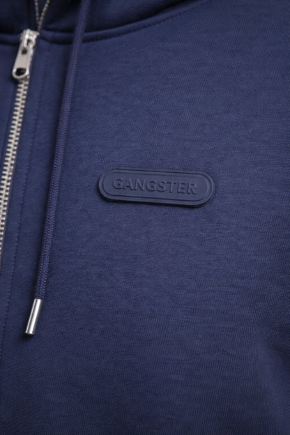 Poleron Fullzipper Link Azul