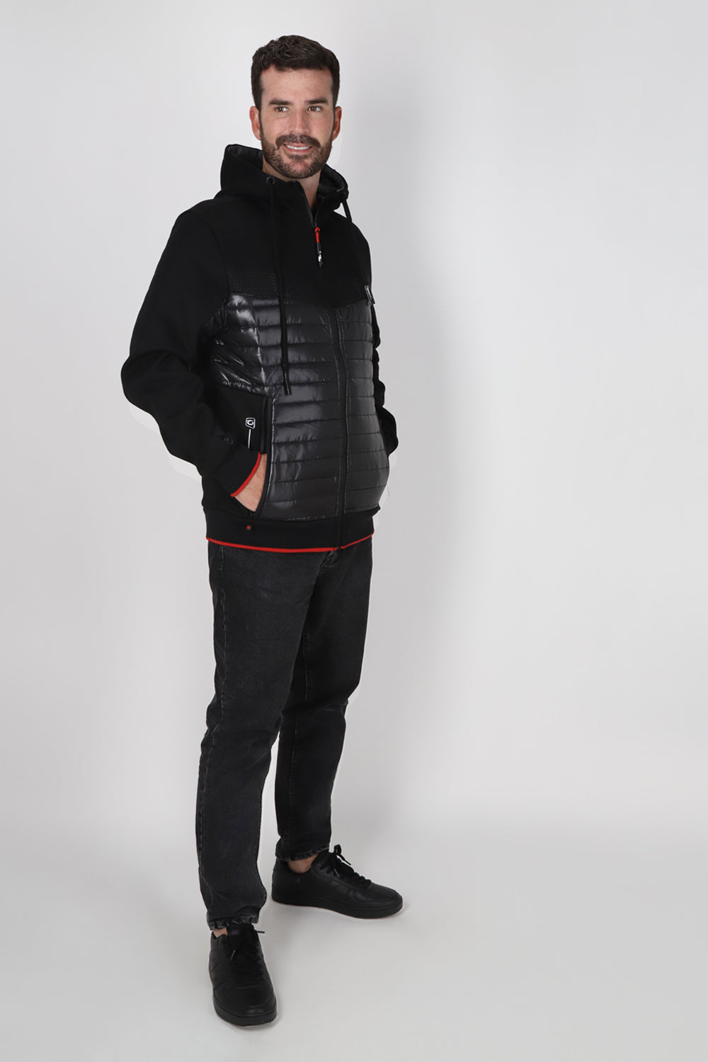 Chaqueta Híbrida Union Negro Gangster