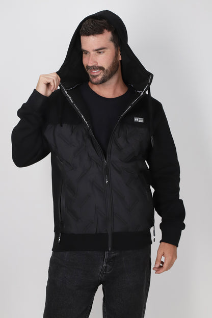 Chaqueta Híbrida Sintesis Negro Gangster