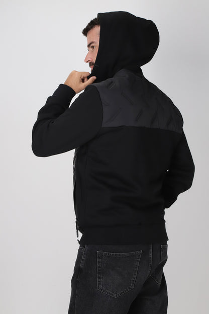 Chaqueta Híbrida Sintesis Negro Gangster