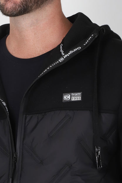 Chaqueta Híbrida Sintesis Negro Gangster