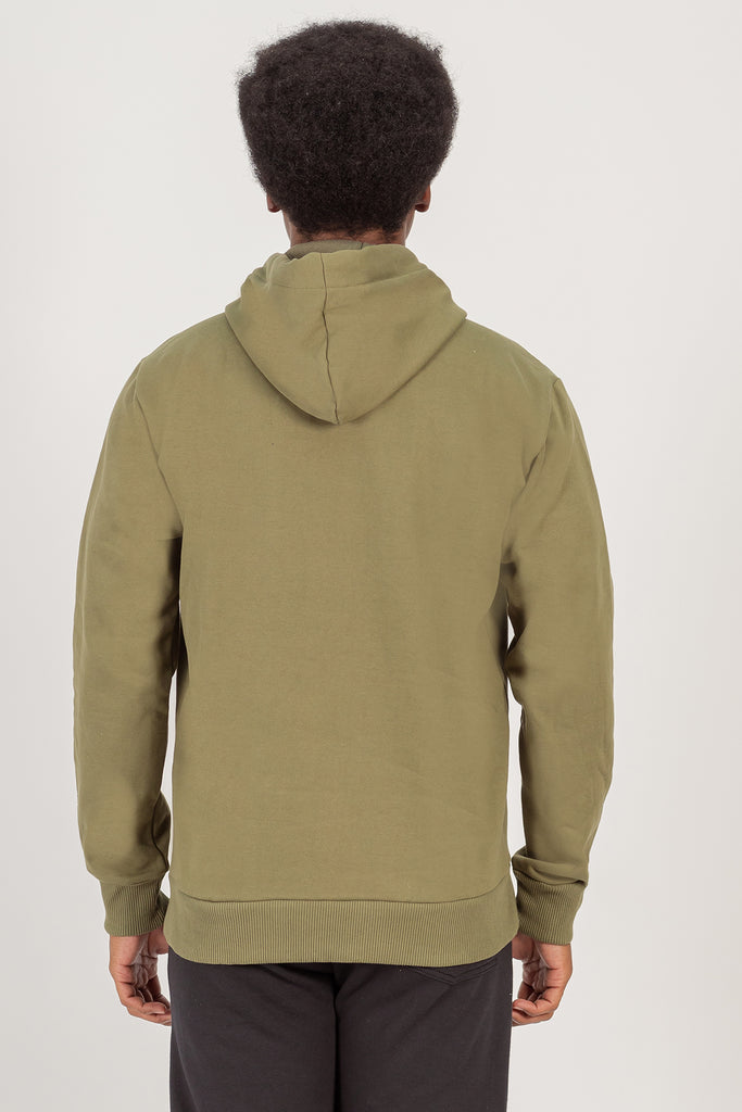 Poleron Hoddie Fleece Forest Verde Gangster