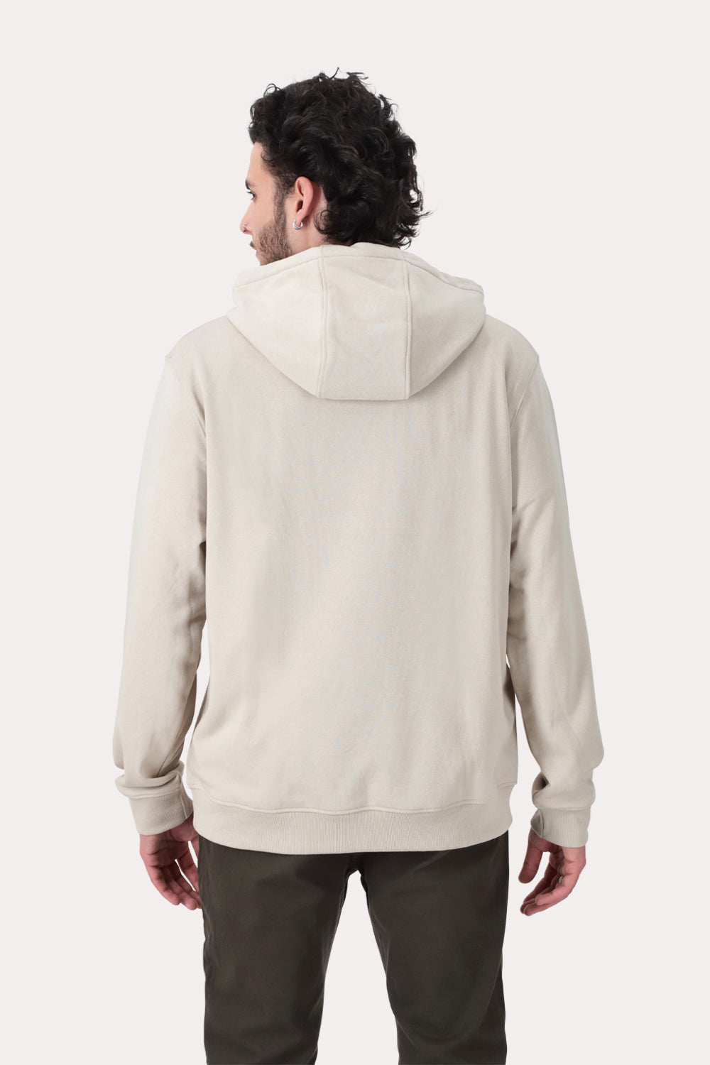 Poleron Hoodie  Fleece Inwood Gris