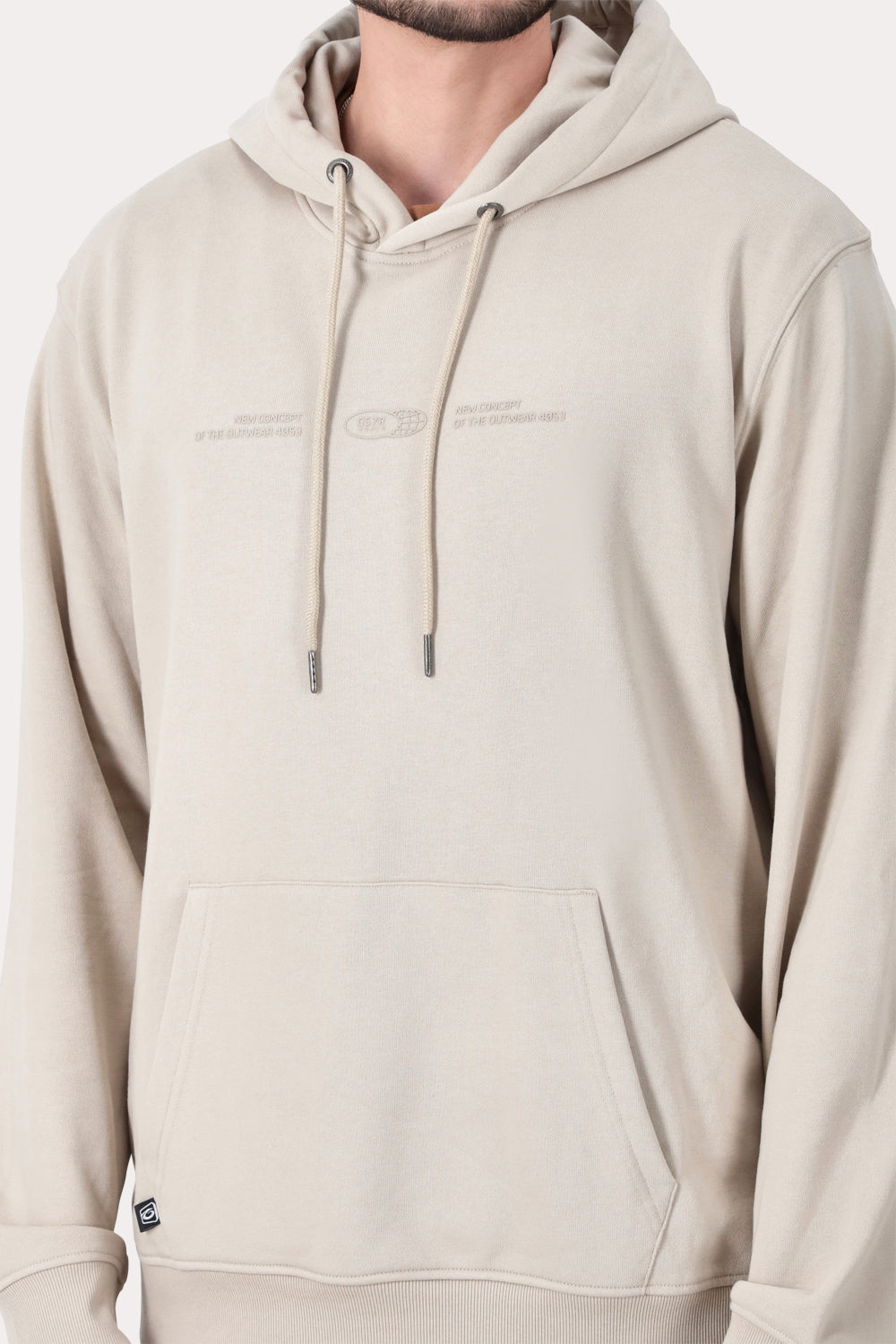 Poleron Hoodie  Fleece Inwood Gris