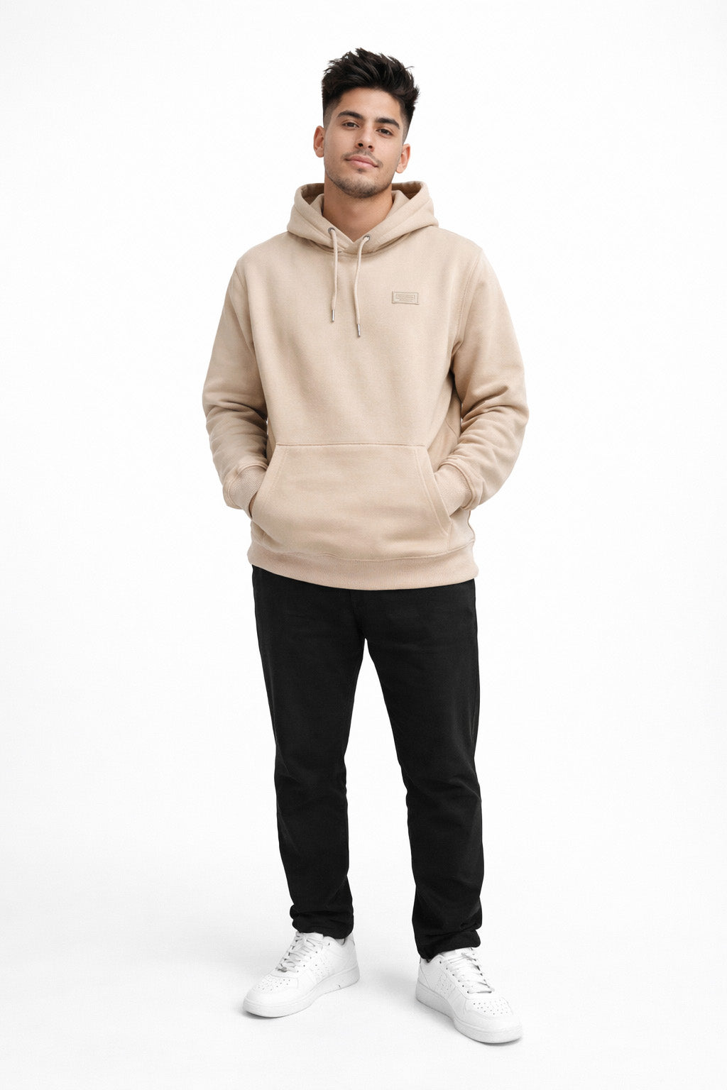 Poleron Hoodie Move Beige