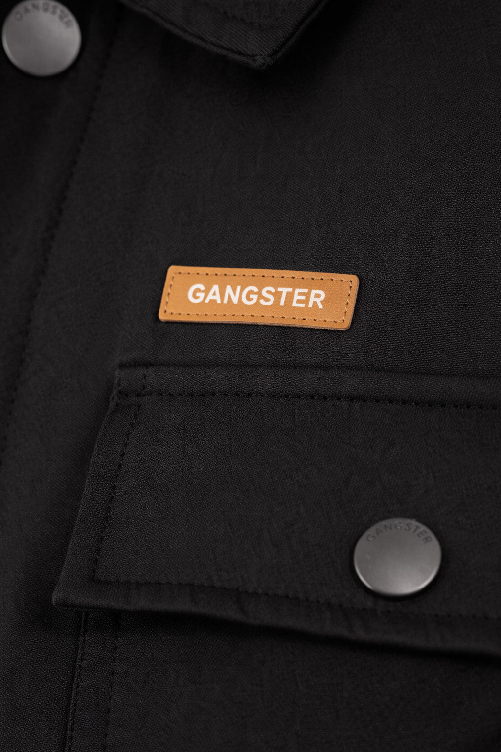 Chaqueta Overshirt Habit Negro