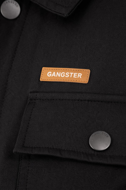 Chaqueta Overshirt Habit Negro