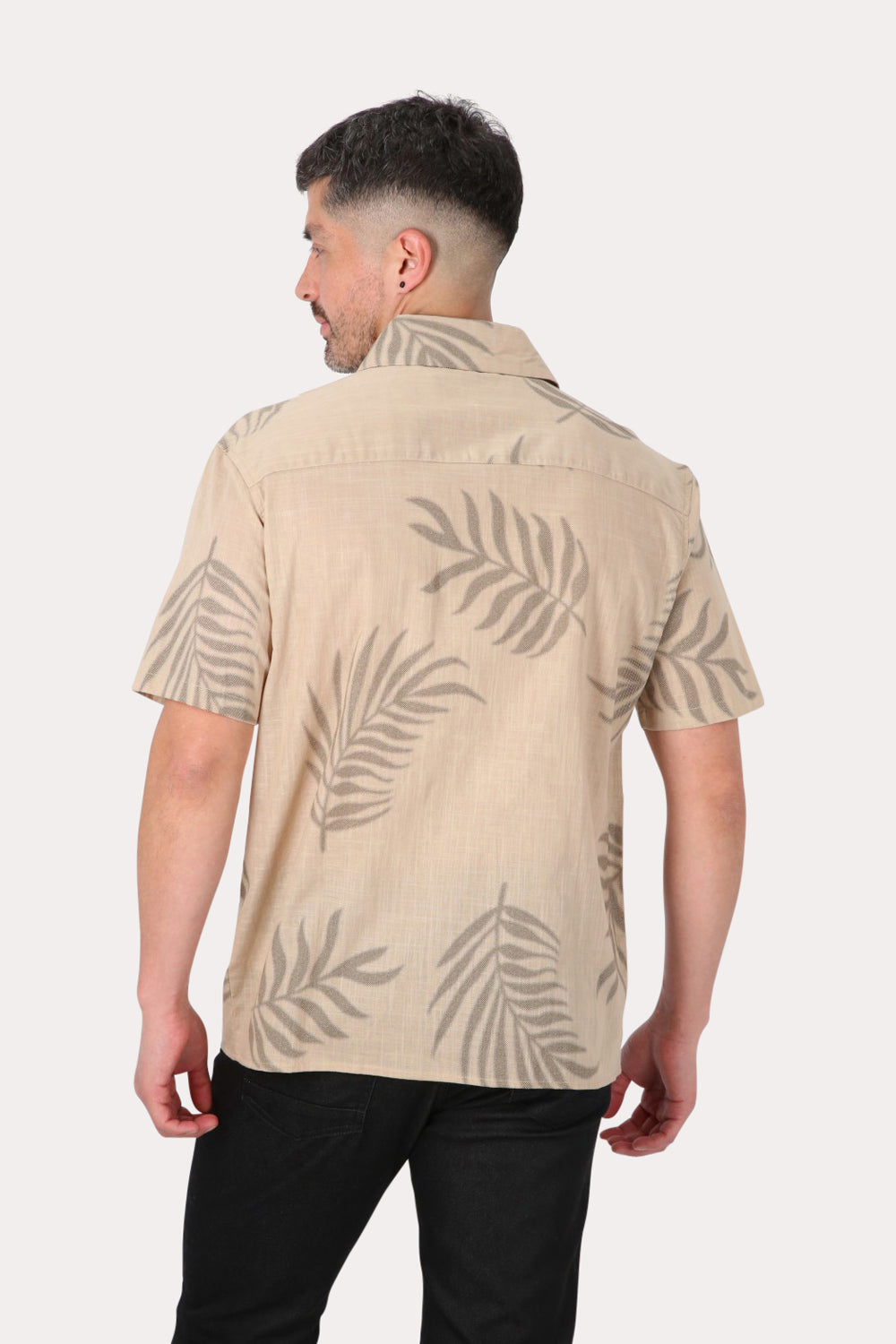 Camisa Mc Algodón Meio Cafe Gangster
