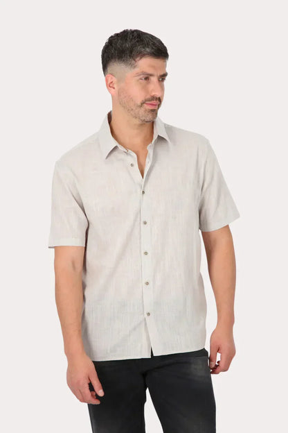 Camisa Mc Algodón Ferrugem Gris Gangster