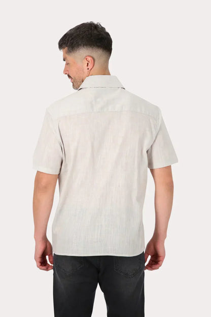 Camisa Mc Algodón Ferrugem Gris Gangster