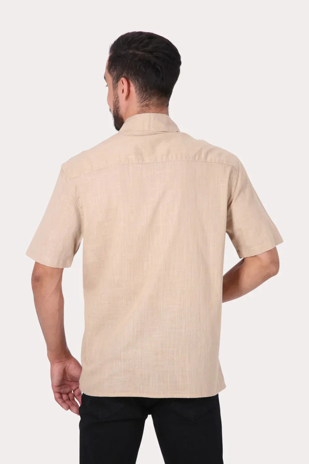 Camisa Mc Algodón Imbe Cafe Gangster