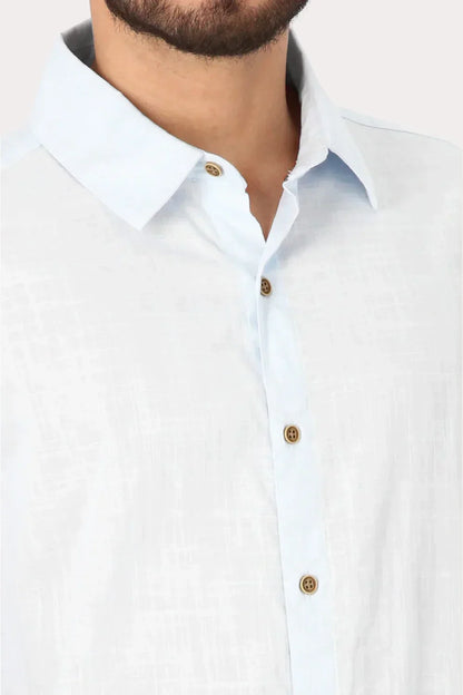 Camisa Mc Algodón Pinhal Celeste Gangster