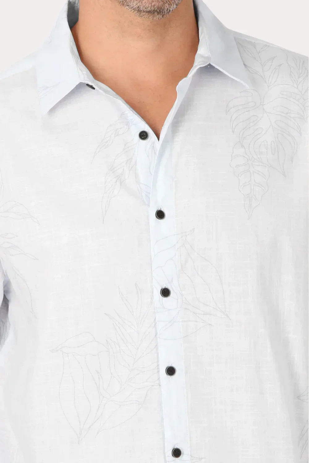 Camisa Mc Algodón Pina Celeste Gangster