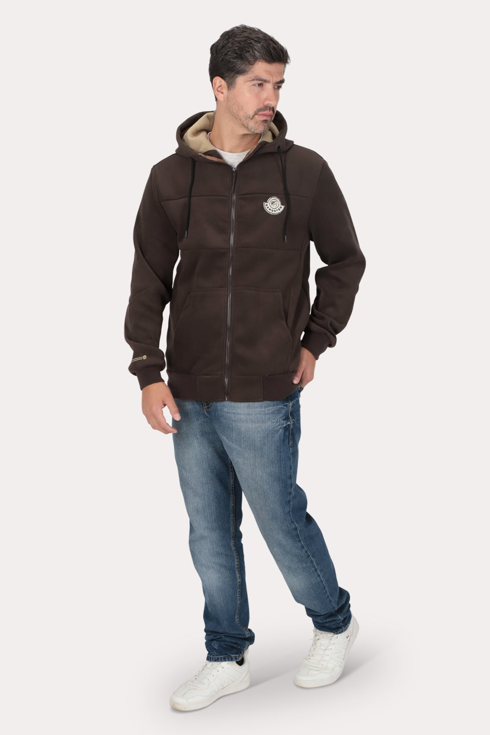 Poleron Full Zipper Nordvik Cafe Gangster