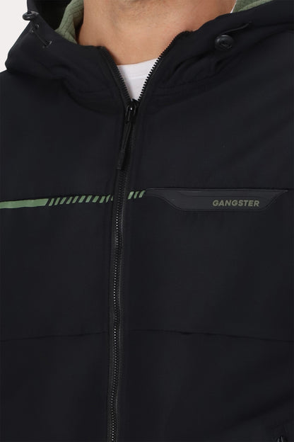 Chaqueta Full Zipper Windrax Negro Gangster