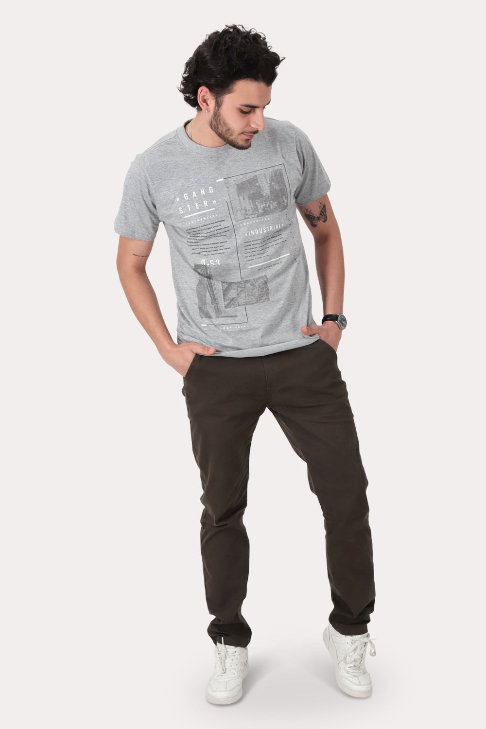 Polera Mc Basica Bridge Gris