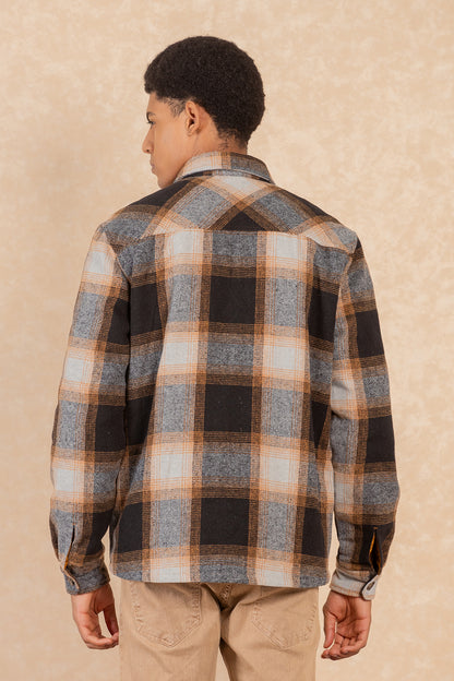 Chaqueta Franela Ranger Gris Gangster