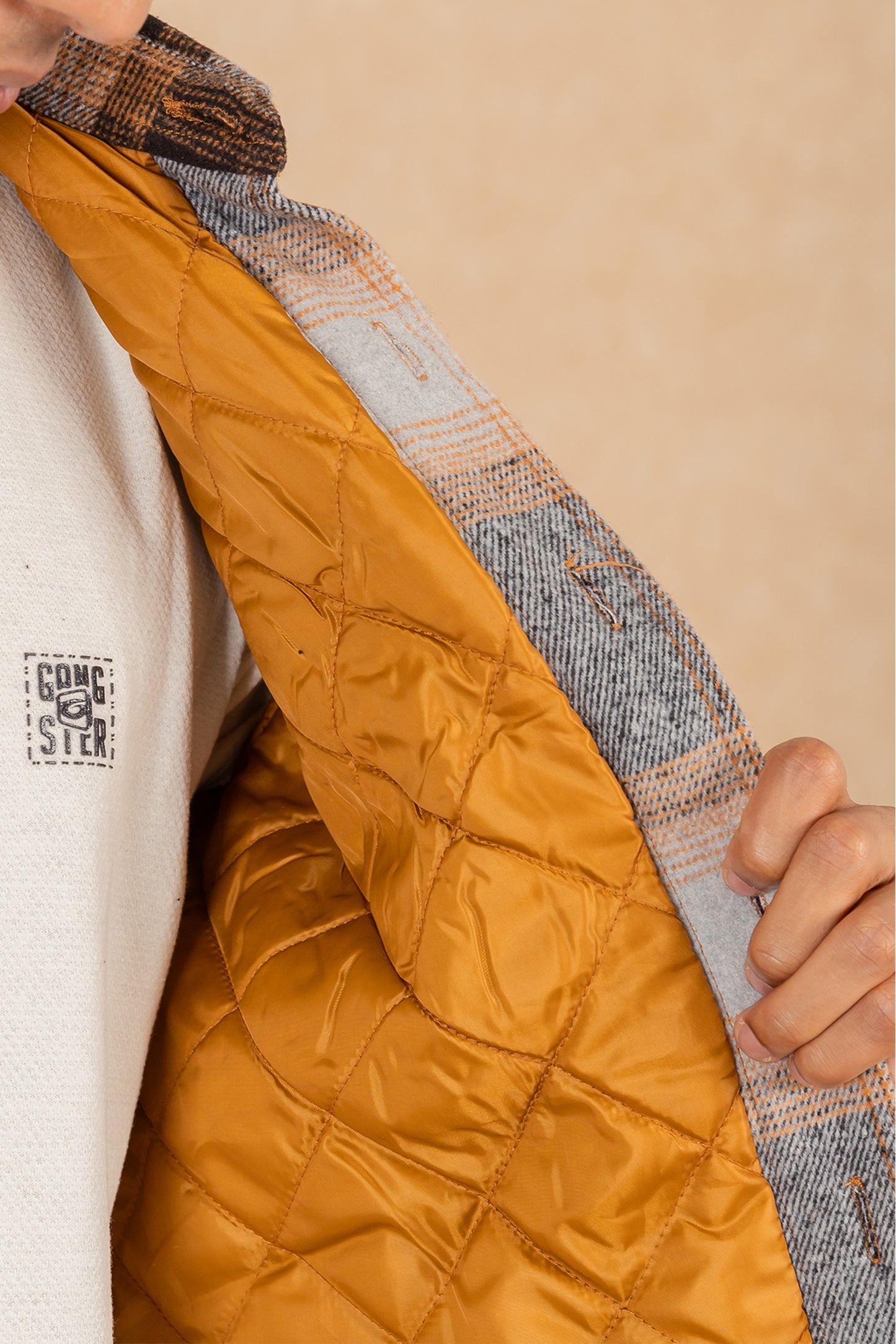 Chaqueta Franela Ranger Gris Gangster