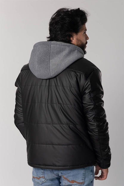 Chaqueta PU Bomber Negro Gangster - Gangster