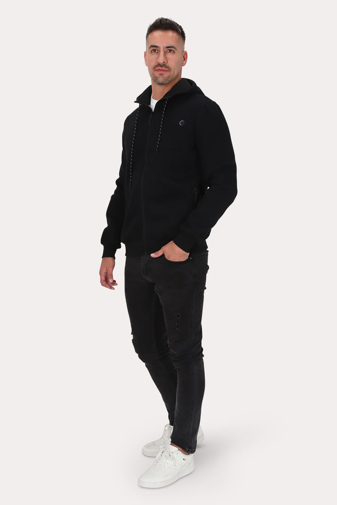 Poleron Full Zipper Fleece Daily Negro Gangster