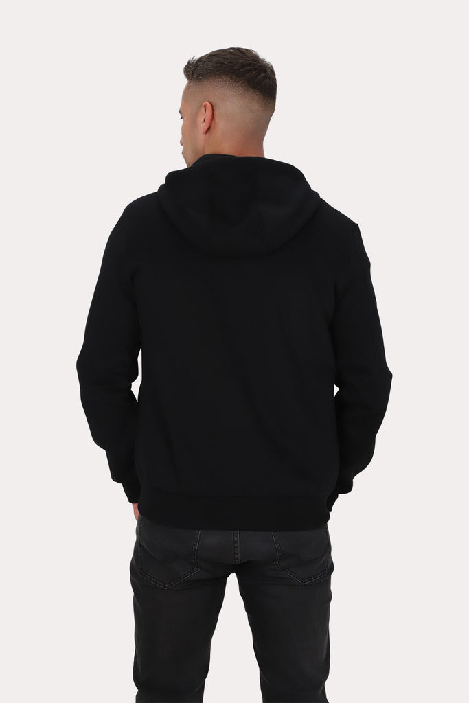 Poleron Full Zipper Fleece Posted Negro Gangster