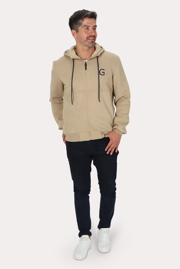 Poleron Full Zipper Fleece Outpost Cafe Gangster