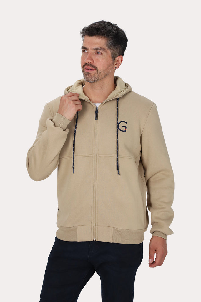 Poleron Full Zipper Fleece Outpost Cafe Gangster