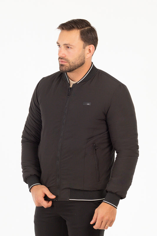 Chaqueta Bomber 2way Negro