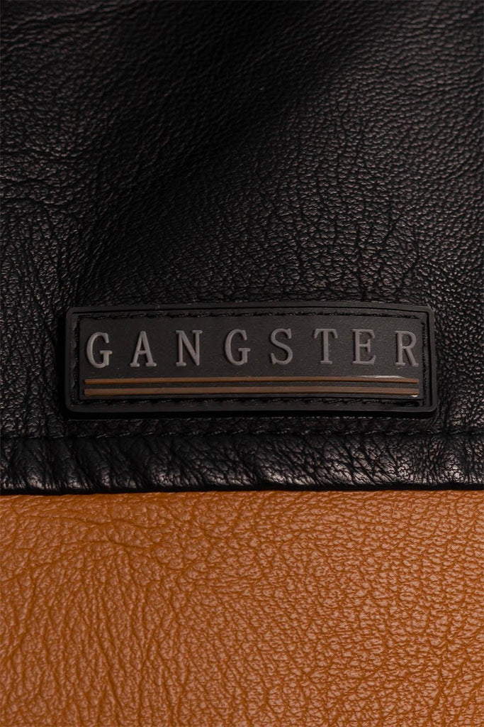 Chaqueta PU Moto Negro Gangster - Gangster